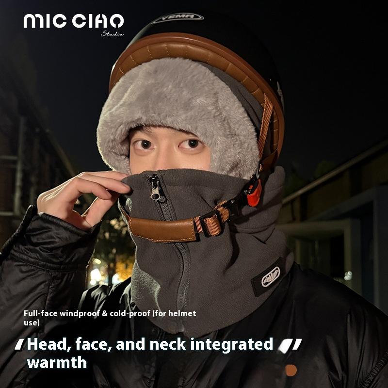 Winter Windproof Balaclava, Cycling Mask with Neck Gaiter for Men Women, Thermal Helmet Liner for Cold Weather, Unisex Ski Face Cover