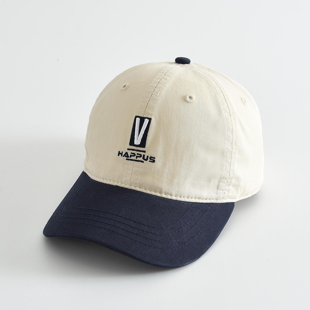 

Stylish Color Block Windproof Baseball Cap & Sun Hat 52-54cm світло-бежевого кольору/Темно-синій
