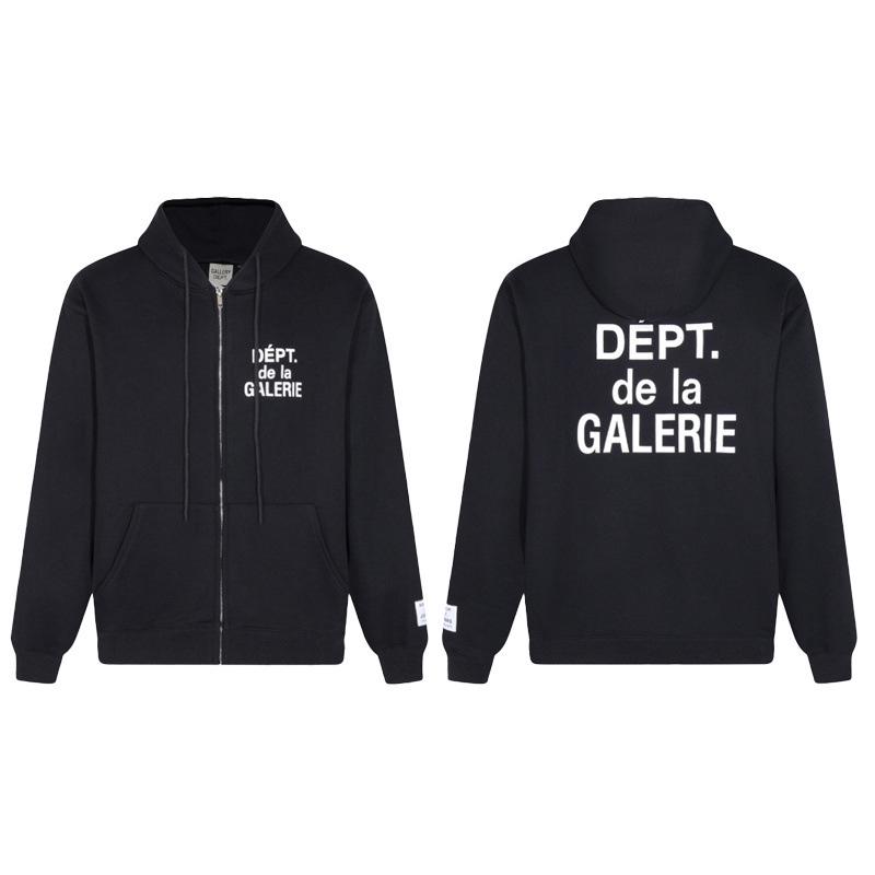 American Style Gallery Dept Logo Print Cotton Hoodie