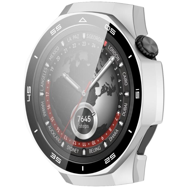 46mm Smartwatch Hard Case PC & Glass Watch Bumper Easy Installation Watch Protective Cover Simple To Use for Watch GT5
