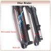 BUCKLOS Folding Bike Fork Oil Suspension 20 Inch Bicycle Fork 9*100mm Quick Release MTB BMX Forks 20in Bicycle Front Forks