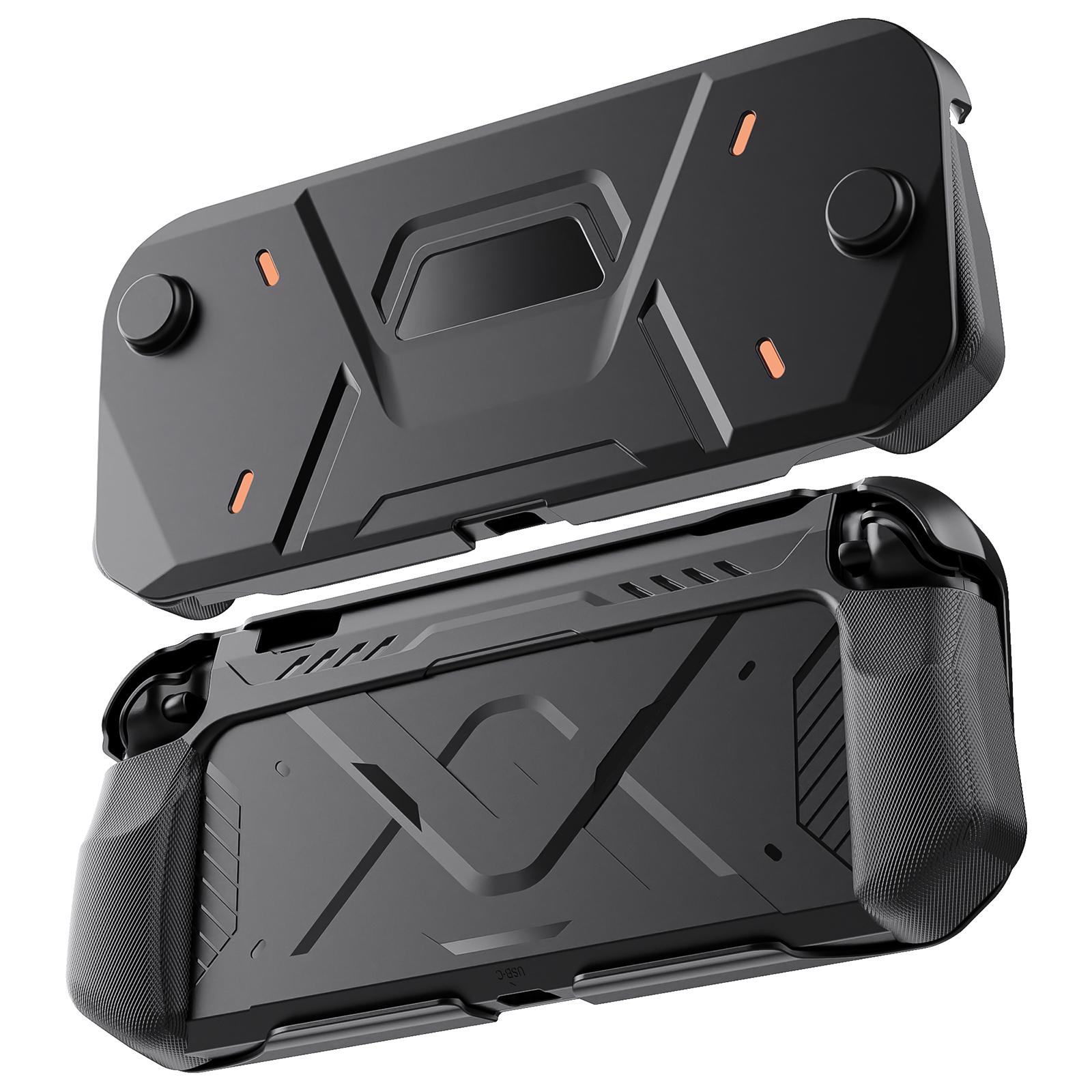 

Защитный чехол для Nintendo Switch 2 2025 Эргономичная нескользящая рукоятка С жесткой передней крышкой Амортизирующий протектор для Switch 2 чёрный