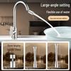 Universal Anti-Splash Kitchen Faucet Extender with Rotating Shower Head