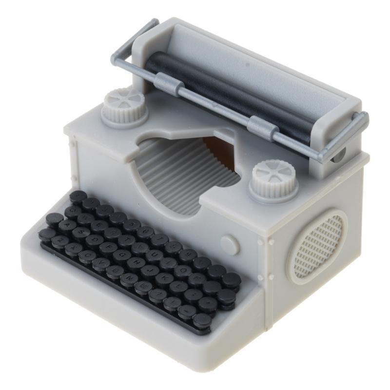 Antike Miniatur Schreibmaschine Puppenhaus Zubehör Mit Beweglichen Tasten Für Sammler Und Retro Dekoren Liebhaber