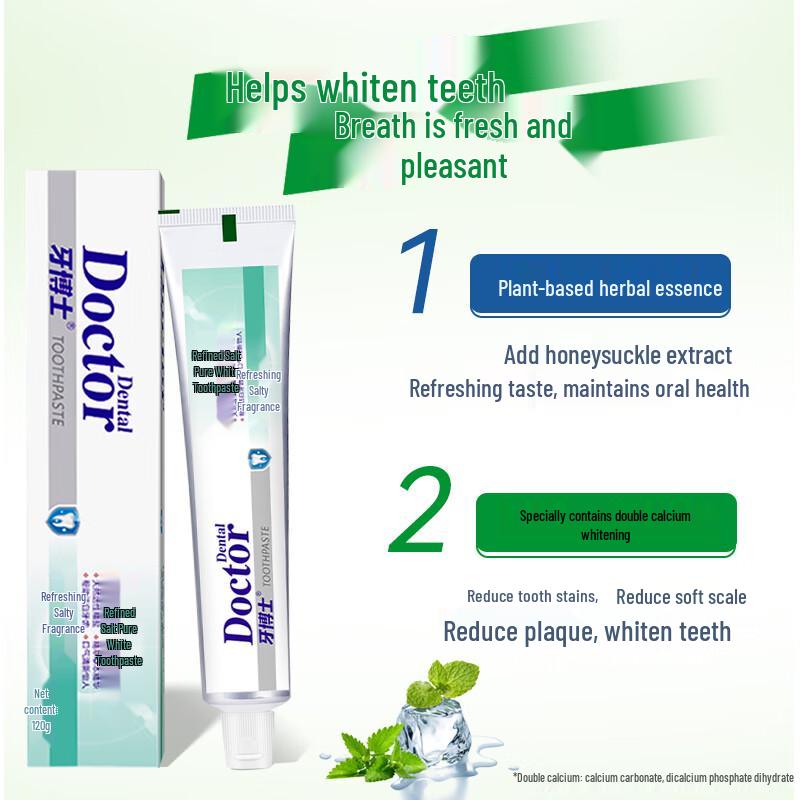 Yaboshi Fine Salt Pure White Toothpaste