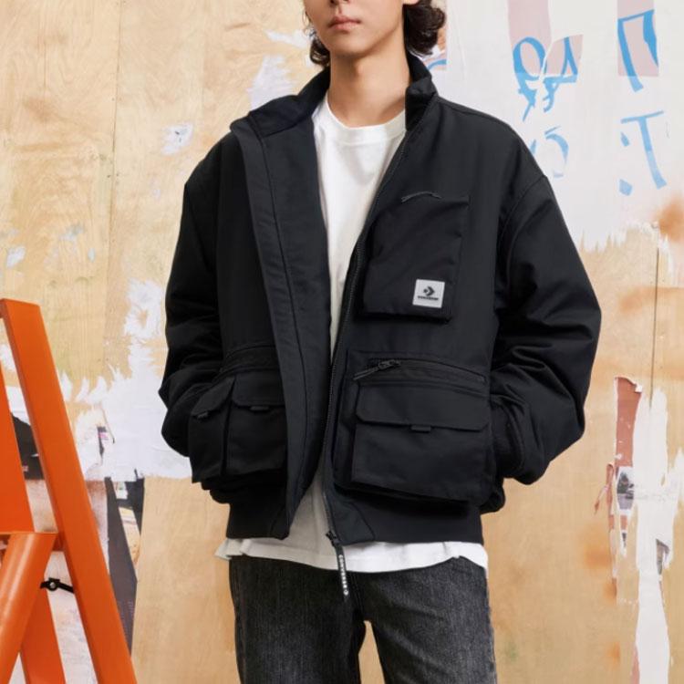 New Converse Down Jackets Men's Black 10025251-A03