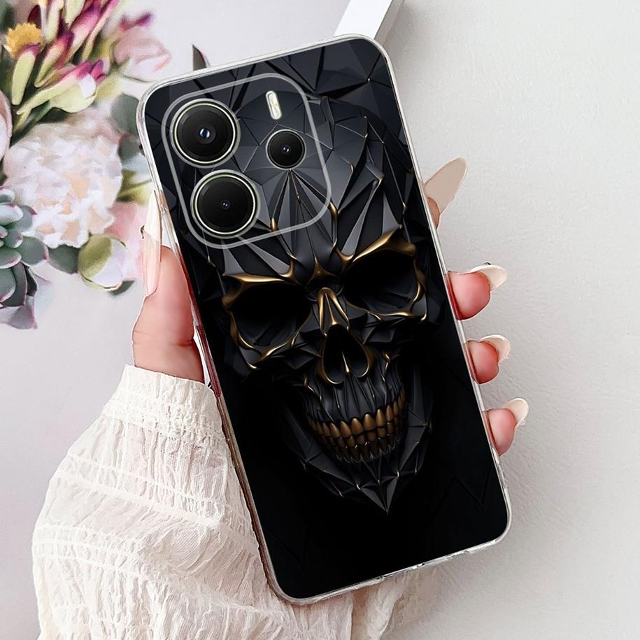 Silicone Case For Xiaomi Redmi Note 14 4G EU 2025 Cover Cool Lion Leopard Dragon Animals Soft Slim Coque For Note14 4G EU Fundas