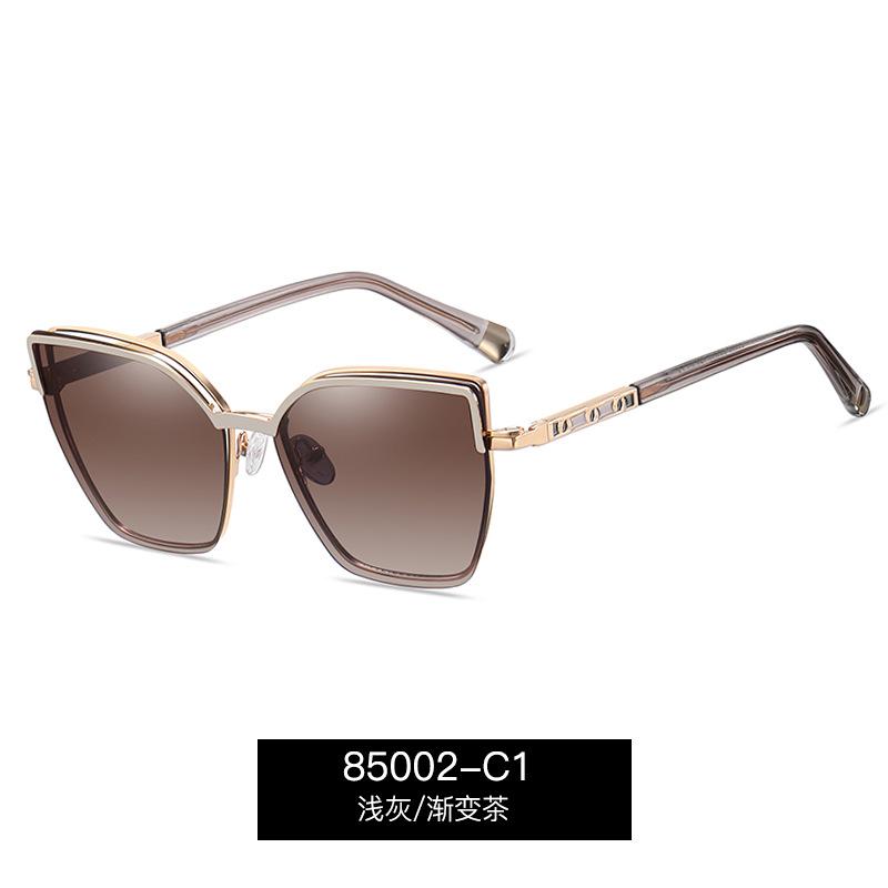 Magnetische Clip-On Optische Myopiebril Voor Vrouwen Oversized Vierkante Zonnebril Metalen Frame Aanpasbare Sterkte