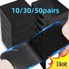 Strong Carpet Fixing Stickers Self-adhesive Touch Fastener Grip Tape Black Pad Double Faced Mat Fixed Patch Home Floor Anti Skid