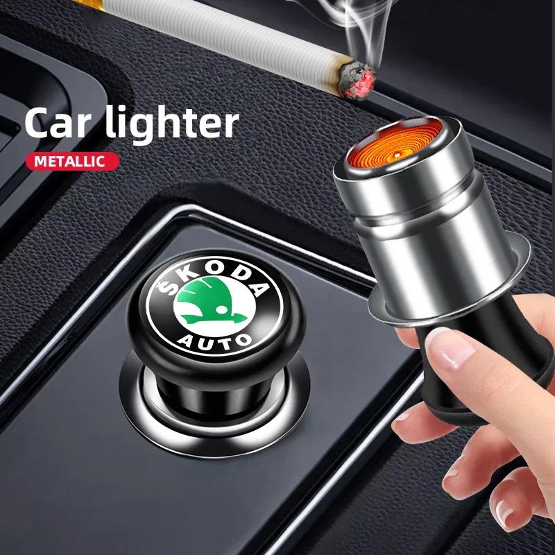 2025 New Car Electronic Cigarette Lighter Igniter Head For Skoda Octavia Fabia Rapid Superb Kodiaq Scala Citigo Kamiq Roomster E