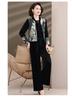 Mom's New Chinese Style Spring & Autumn Two-Piece Top Set for Middle-Aged & Elderly