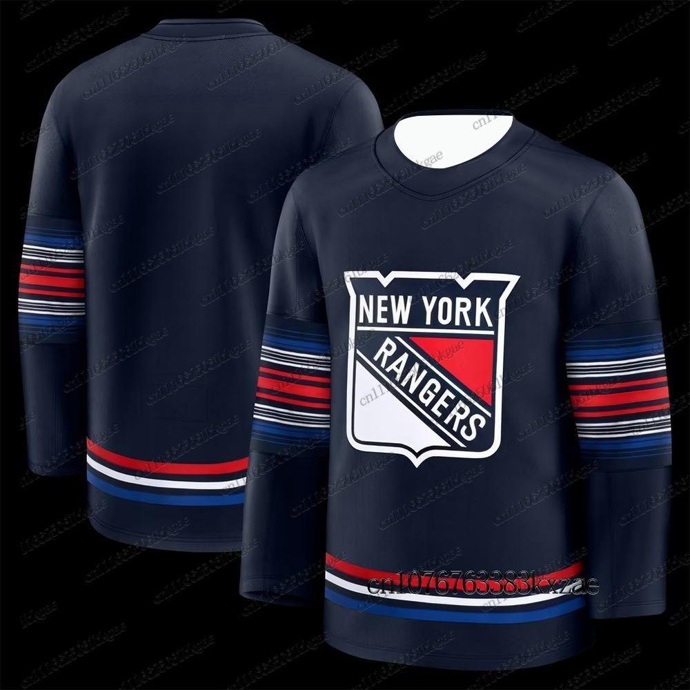 Autumn Winter Hockey Jerseys For Adult/Kids New York Rangers Hockey Jerseys Sports Hockey Jerseys Parent Child Hockey Jerseys
