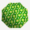 1pc Green Circles PatternAutomatic Open/close Folding Umbrella, Compact Portable Travel Umbrella, Perfect Birthday/Holiday, Cute Umbrella y022