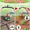 20pc Garden Irrigation Connector Barb 3/5 Mm 3 Way Elbow Water Pipe Connector Accessory Repair For Garden Potted Plants
