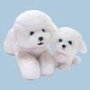 Sunlemon Pups Bichon Frise Plush Toy 12.8x8.9x15.8cm Animal Dog Stuffed Animal