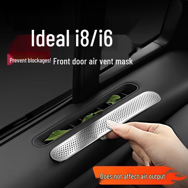 

Ideal i6/i8 Front Door Vent Protector for Car Interior Decoration and Air Conditioning Modification i8 front door air vent covers / 2 pcs
