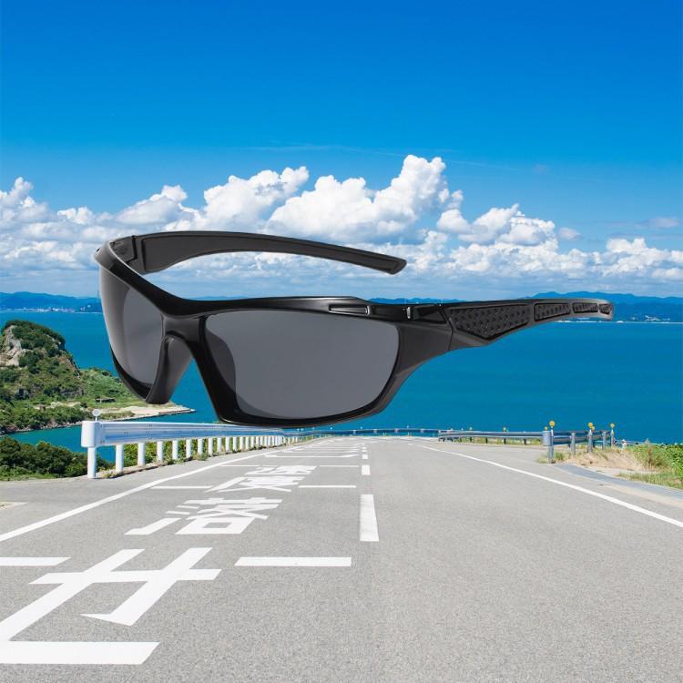 New cycling sunglasses mountaineering bicycle color film silicone foot sunglasses men's and women's high-end windproof outdoor glasses