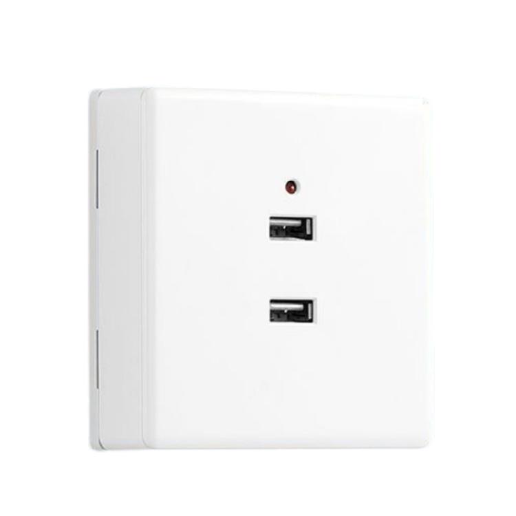 USB Wall Socket Charger Panel 2 Port/4 Port Quick Charging Wall Panel for Smartphones Tablets and More 86x86mm