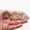 Large Tree of Life Detailed Nature Charm Antique Bronze Zinc Alloy Jewelry Making Supplies Bracelet Making Style Charms
