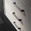 WV Kitchen Cabinet Storage Handles Modern Cupboard Gold Brass Cabinet Door Handles Gray Drawer Knobs Kitchen Furniture Hardware