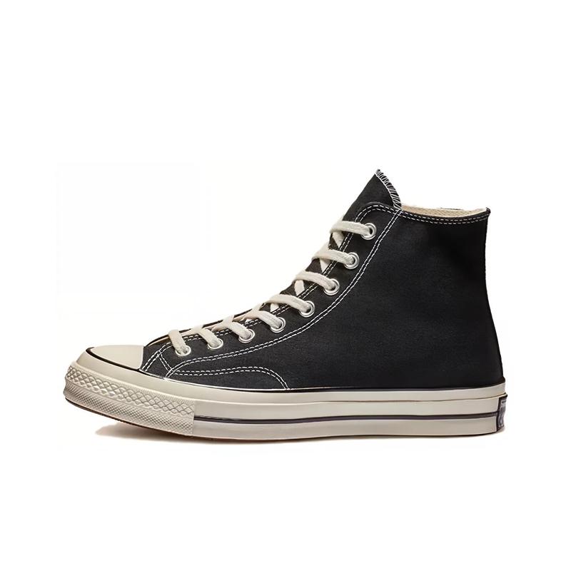 Converse Chuck 70 Versatile Classic Lightweight Comfortable Durable High-Top Canvas Shoes Kids Sneakers Black Q62050W