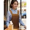 1pc Unisex Adjustable Apron with Pockets,Polyester 100% Non-Stretch, Regular Fit, Sleeveless, H-Shaped Hem, Woven for Cooking, Baking,Restaurant Staff