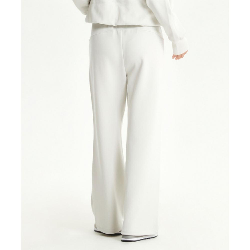 New Balance Nbmle4w112 Women Soft Modal One Tuck Wide Pants Ivory