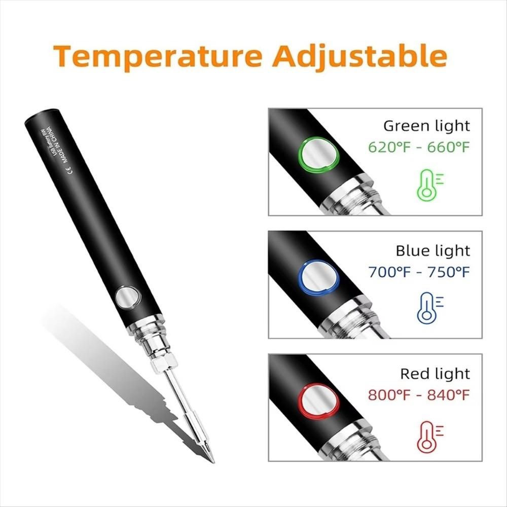 Dual-Use Function USB Soldering Iron Cordless Burning Wire Pen Electric  Iron Solder  DIY Projects