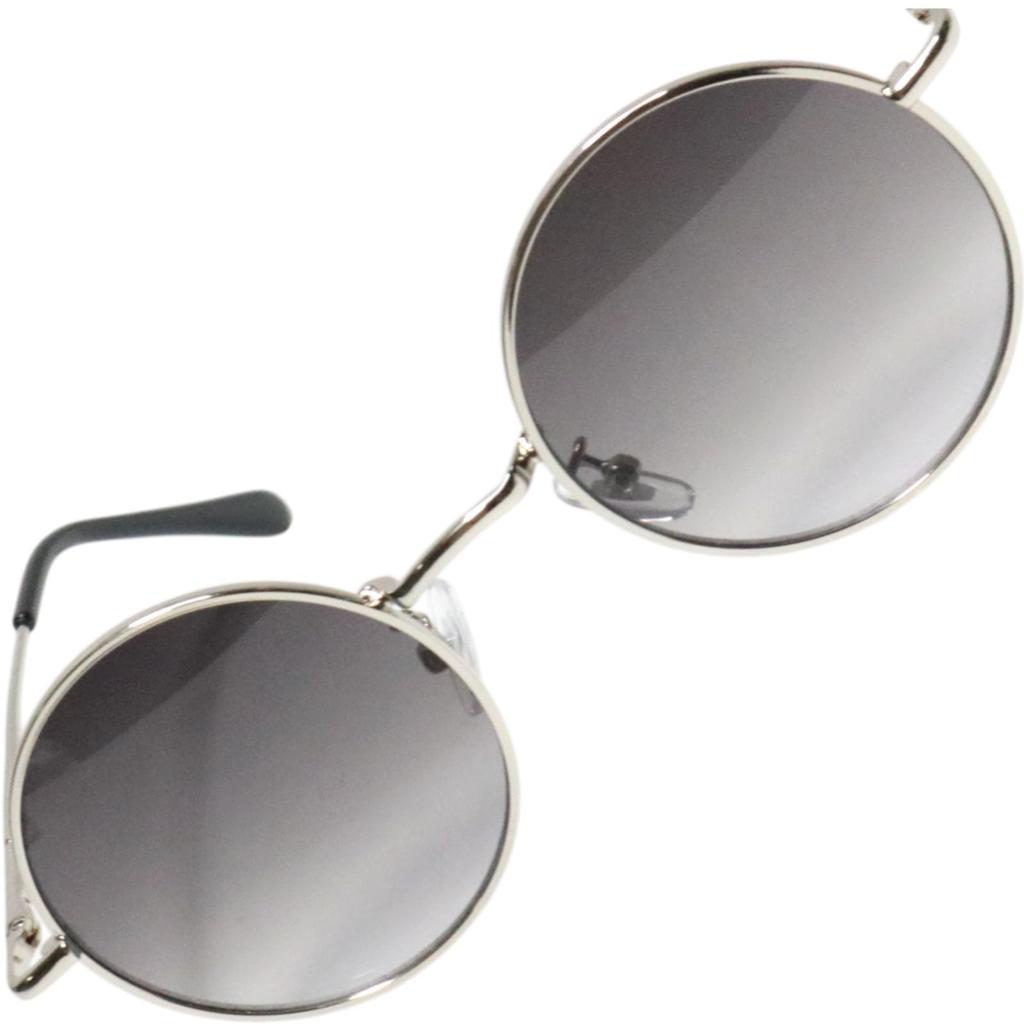 Bercute Silver and Smoke Half Fashionable Fashionable Eyewear for Men and Perfect for and Mountain UV Colored and Sunglasses, Eyewear, Women, Round,