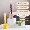 Creative Romantic Ceramic Candlestick for Fresh Desktop Decoration