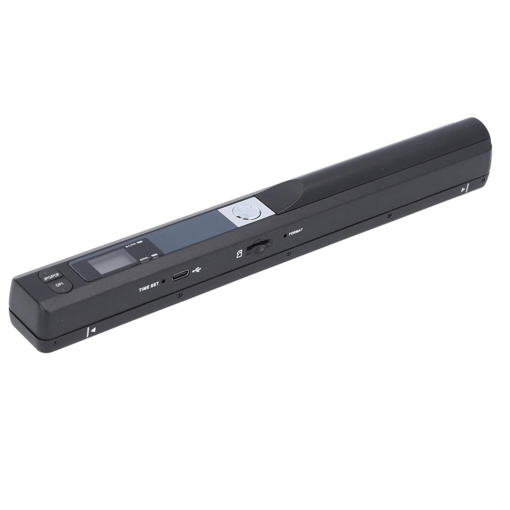 Portable Scanner for   Documents Photo Pictures Receipt 8.27 Inch HD 900DPI Color Mobile Handheld Scanner Wand for Home Travel