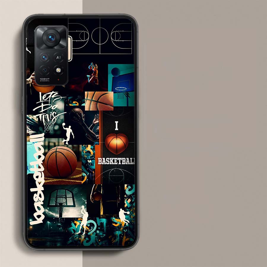Basketball Phone Case For Redmi Note 14+ 13 Pro Plus 14C 13C 12C 12 10A 10C 10 9 8 9A 9C 9T 8A 7 Pro Xiaomi Capa Cover Cute Fund