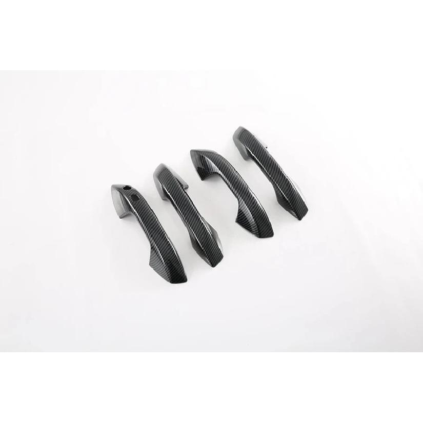 For BYD ATTO 3 Yuan Plus   Car Accessories ABS Chrome Door Handle Cover With Smart Key Hole Catch Cap Trim Molding