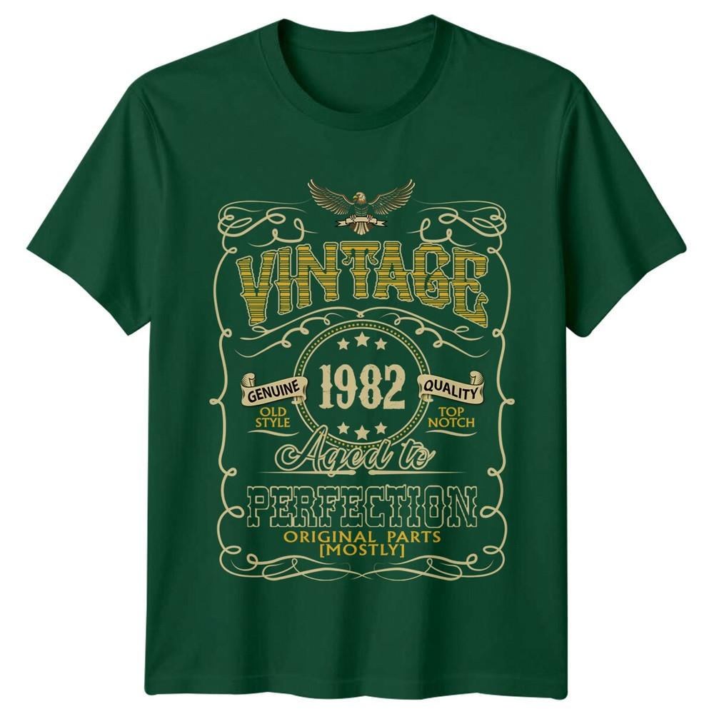 Vintage 1982 Aged To Perfection Unisexs TShirt 44th Birthday Gift S