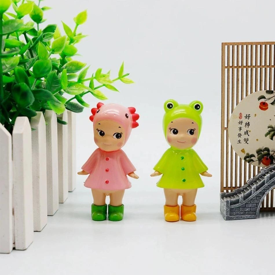 Sonny Angel Série Miluji deštivý den Tajemná slepá krabička Kawaii Vinylová mini figurka Stolní dekorace Dívky Děti Příslušenství Dárek k narozeninám