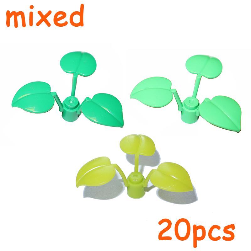 Plants Accessories MOC City Pine Tree Branch Bush Grass Flower Building Bricks 3741 4727 4728 6148 6255 30093 30176 33291