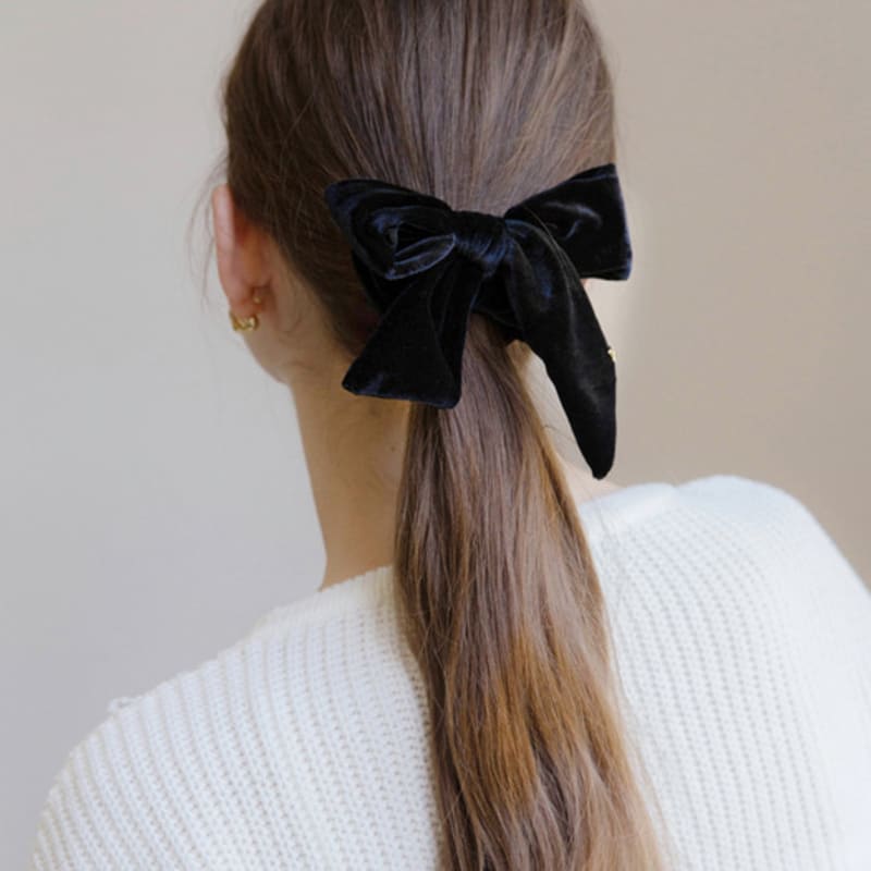 Jean Paul Clarisse Velvet Petite Ribbon Scrunchie JP-22-141S