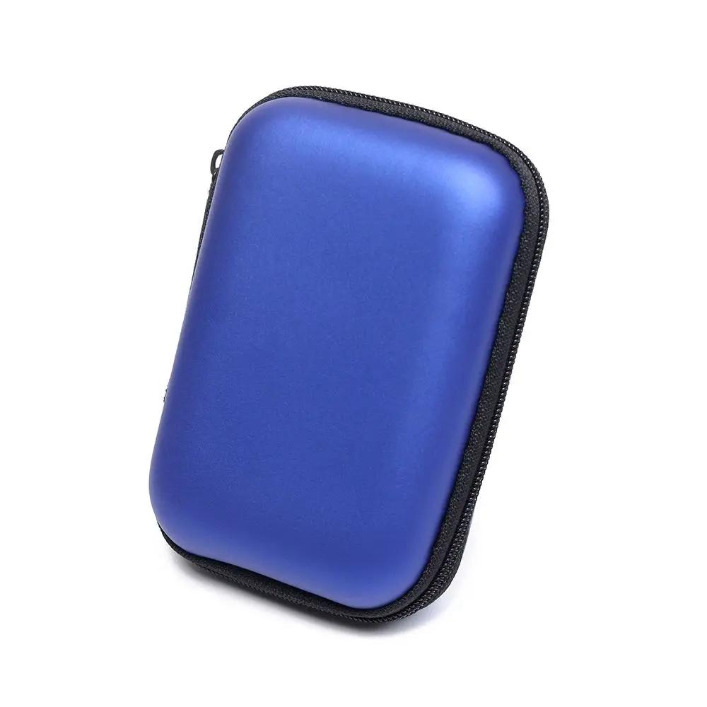 Hard Drive Storage Bag EVA Waterproof Electronics Accessories Organizer Case for SSD USB Cable Headphone Power Bank Multi-Compar