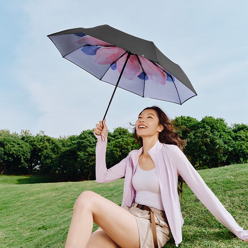 Beneath the Banana Tree Floral UV Umbrella