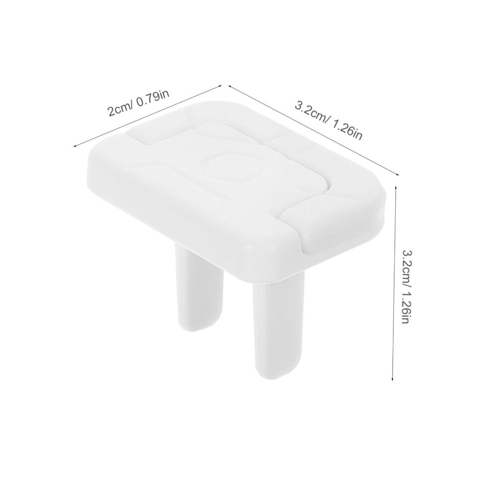 50pcs Solid Color Child Switch Socket Protector Safety Power Socket Cover  Home Electrical Safety