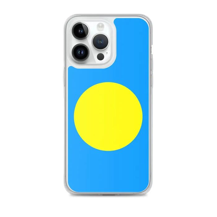 Coque Télephone Drapeau Palaos - iPhone 14 Pro Max