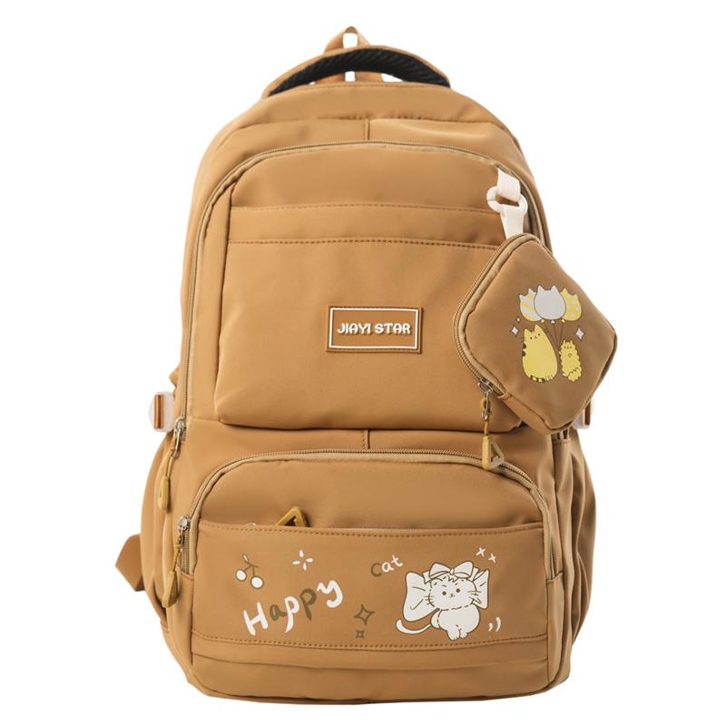 Printed Backpack Large Capacity Student Schoolbag