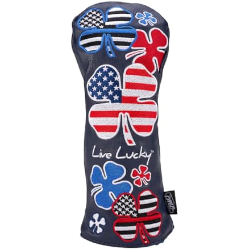 Black Clover (Black Clover) Golf Head Cover Utility Flag Day Navy UT Cover FLAG DAY NAVY HYBRID C...
