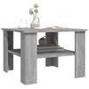  Coffee Table, Grey Sonoma Oak, 60x60x42 Cm