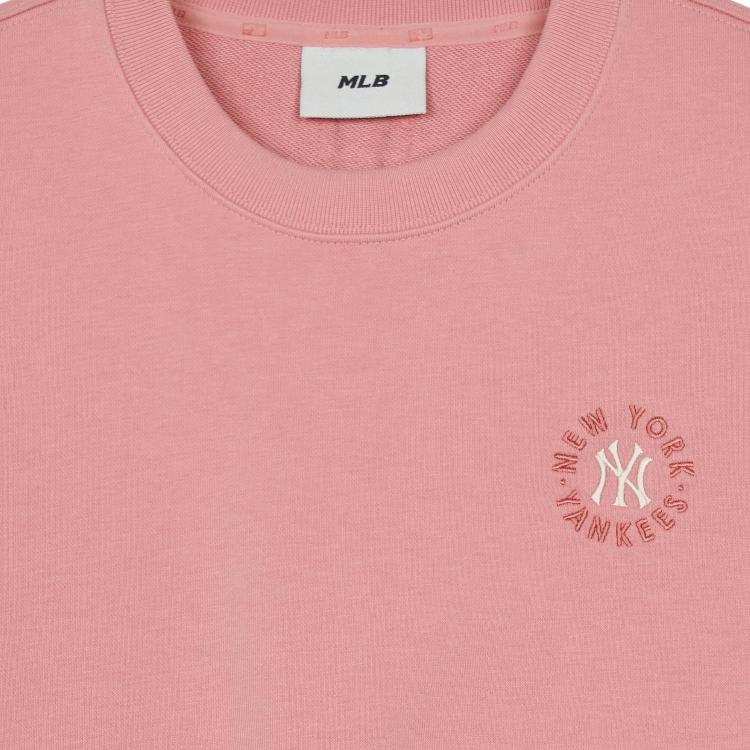 New MLB New York Yankees Sweatshirt Women's Pink 3FMTB0244-50PKM