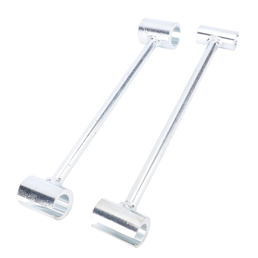 2 Peças Chave de Ajuste de Folga de Dobradiça Ajuste de Porta Aço Carbono Soldado Cabeça Dupla Ajustável