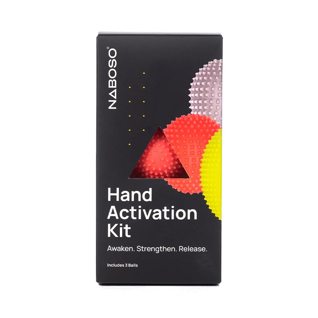 

Naboso Hand Activation Developed by Podiatrists in the with Patented Textured Hand Grip and Finger Exercises Kit, USA, Exercises, Strengthening,