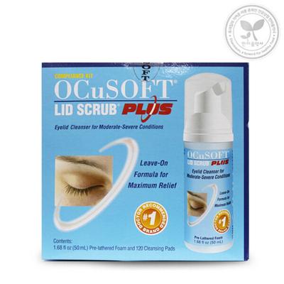 OQSoft Lid Scrub Plus 50ml + 120 Pads