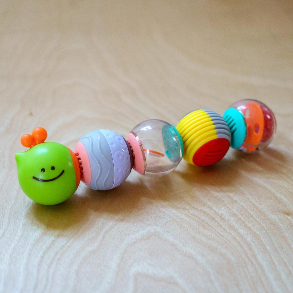 Japanese Infantino Caterpillar Activity Baby Toy for Educational Ball [Authentic Product] Ball, Newborns,