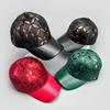 Hochwertige Helle Leder Modisches Muster Baseballkappe Herren- Und Damen- Sonnenschutz Ausländischer Stil High Street Outdoor-Kappe